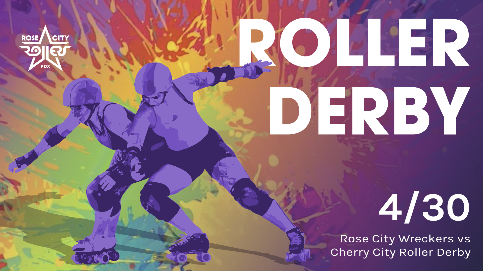 Rose City Rollers // RESCHEDULING 4/30 Rose City Wreckers vs. Cherry