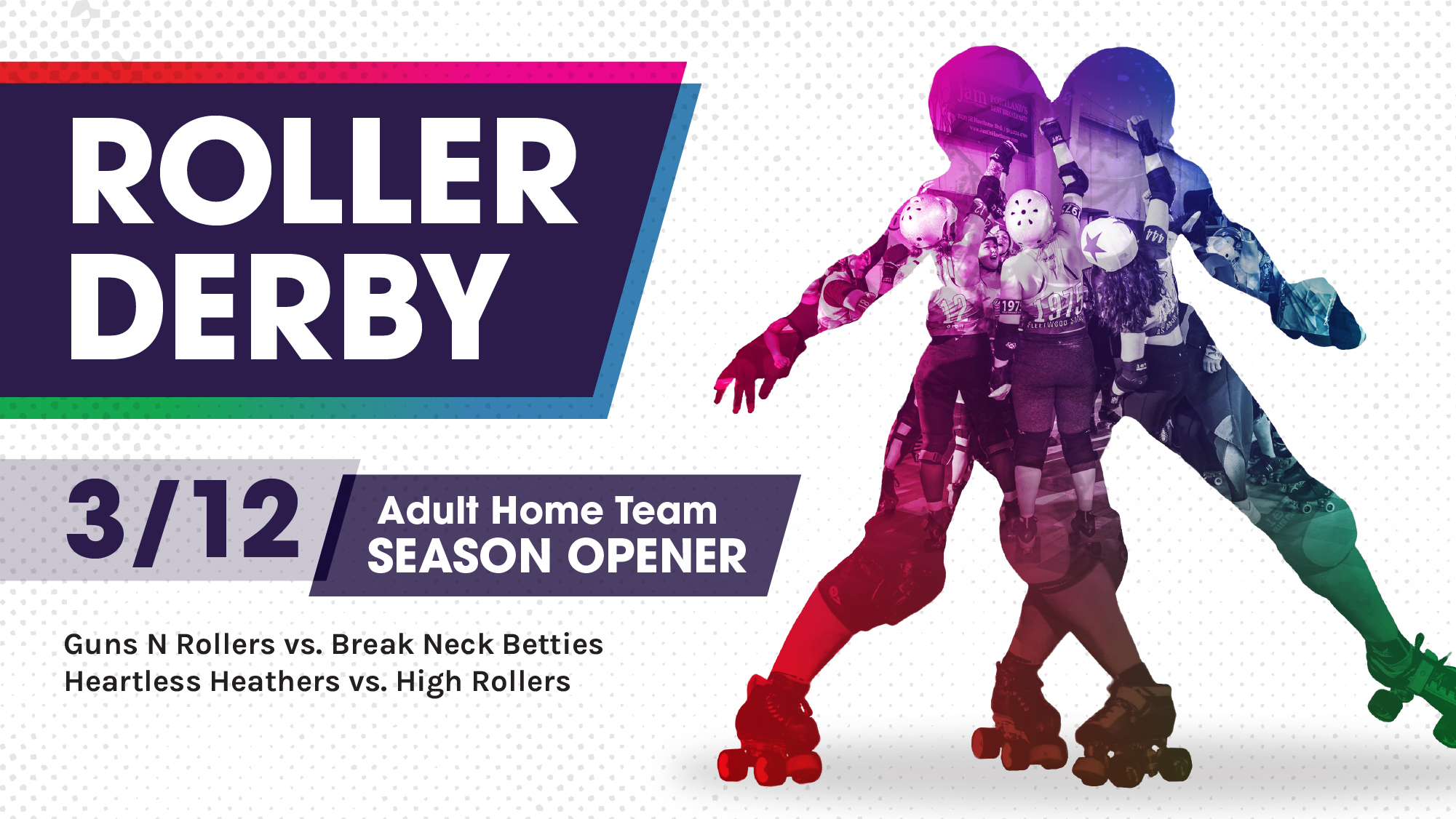 Rose City Rollers 3 12 Home Team Season Opener Doubleheader