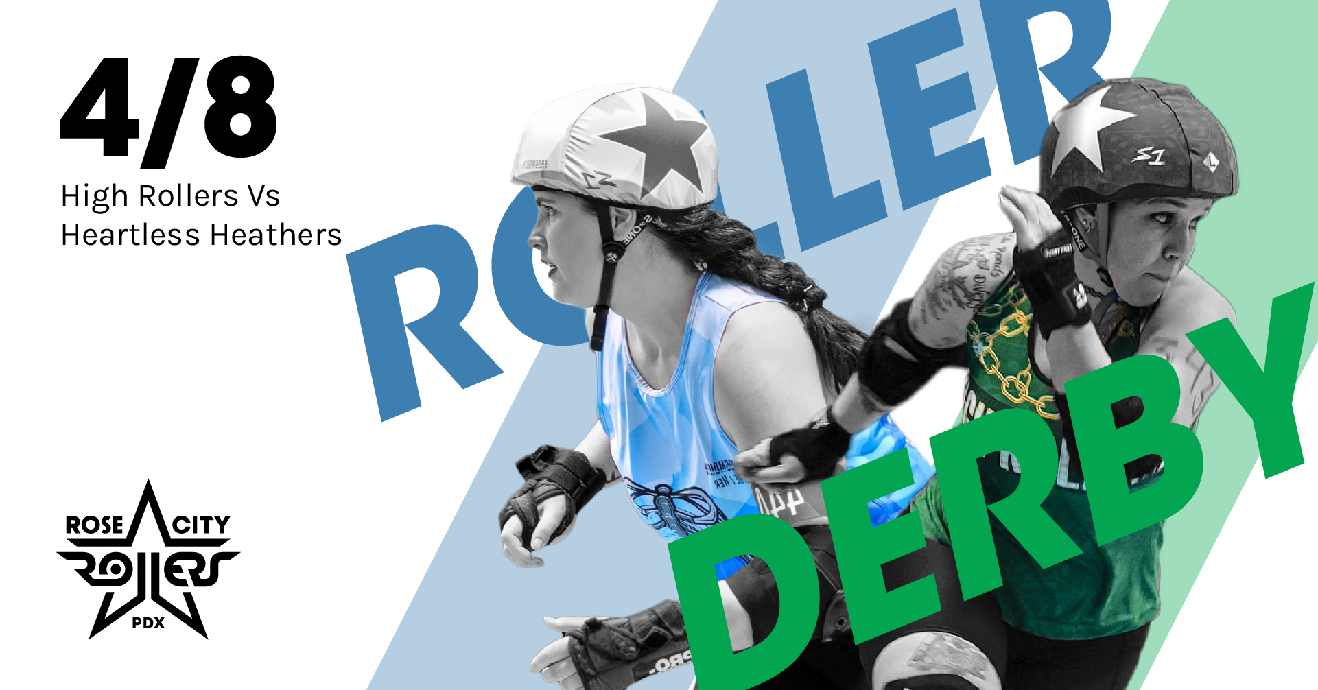 Rose City Rollers 4 22 Game 1 Heartless Heathers Vs High Rollers